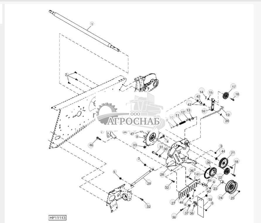 L.H. SIDE FEEDER HOUSE DUST FAN 